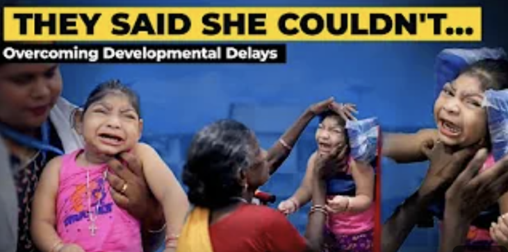 Thakshitha Can Stand Now! See How "Vithai's Mobile Therapy Bus" Helped 